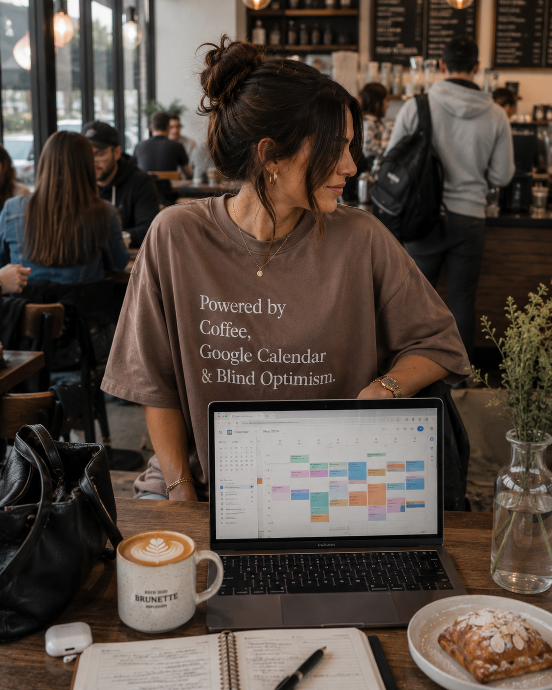 📅 Powered by Coffee, Google Calendar & Blind Optimism. Tee