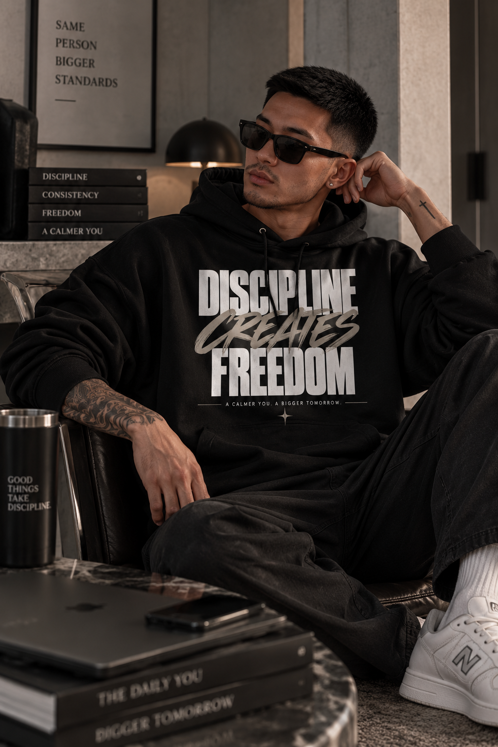 DISCIPLINE CREATES FREEDOM Crewneck