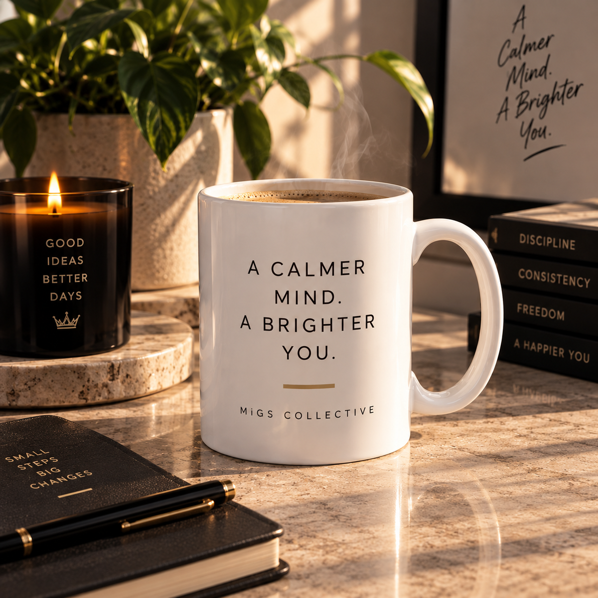 A Calmer Mind, A Brighter You.