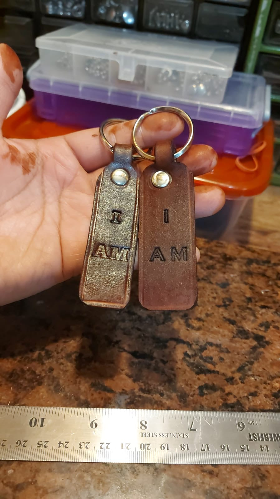 “I AM” Keychain.