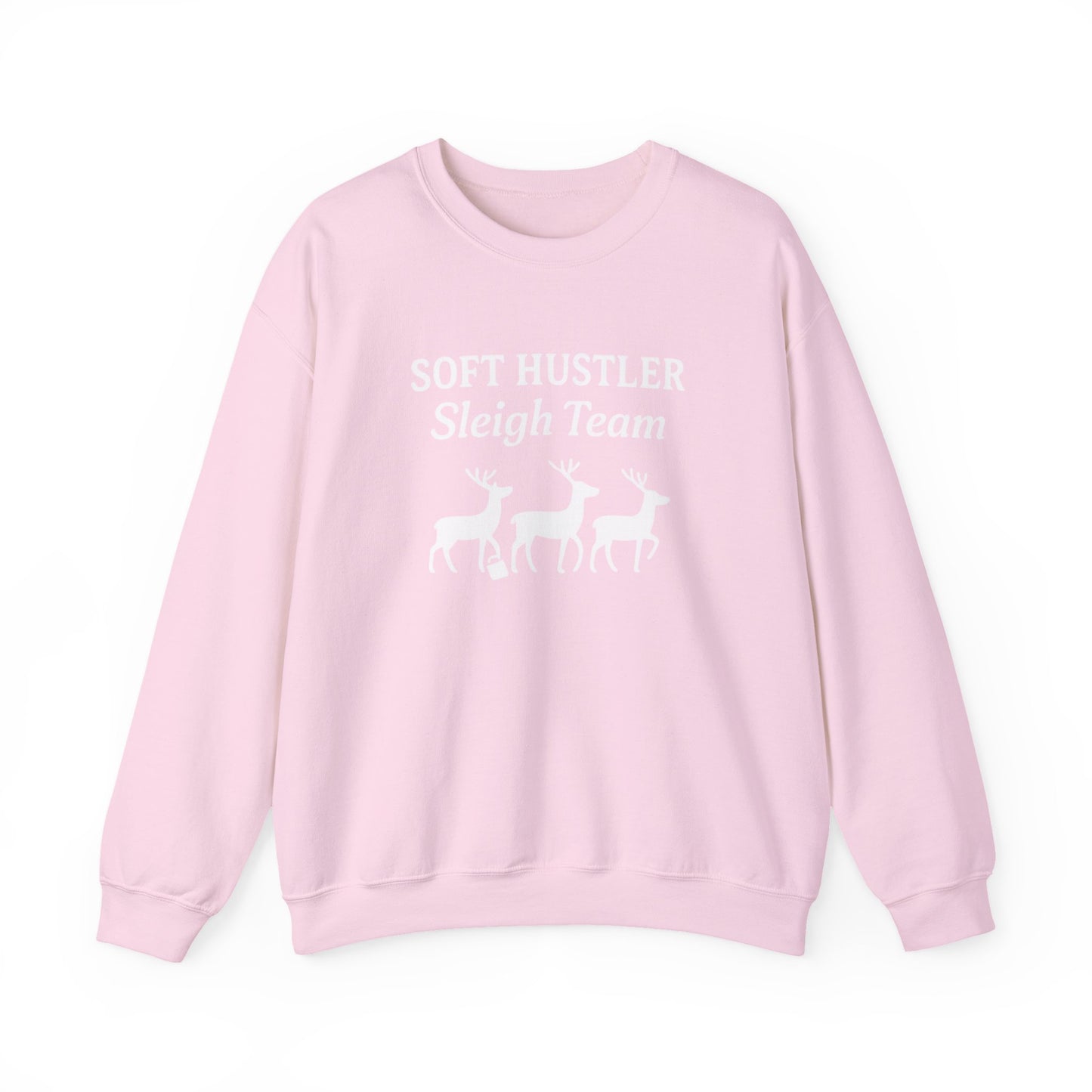 Soft Hustler Sleigh Team Christmas Crewneck