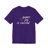“Queer Joy is Sacred”. Pride Tee