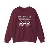 Soft Hustler Sleigh Team Christmas Crewneck