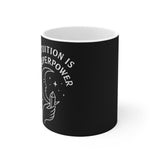 Intuition Is My Superpower Mug — Moon Phase Design