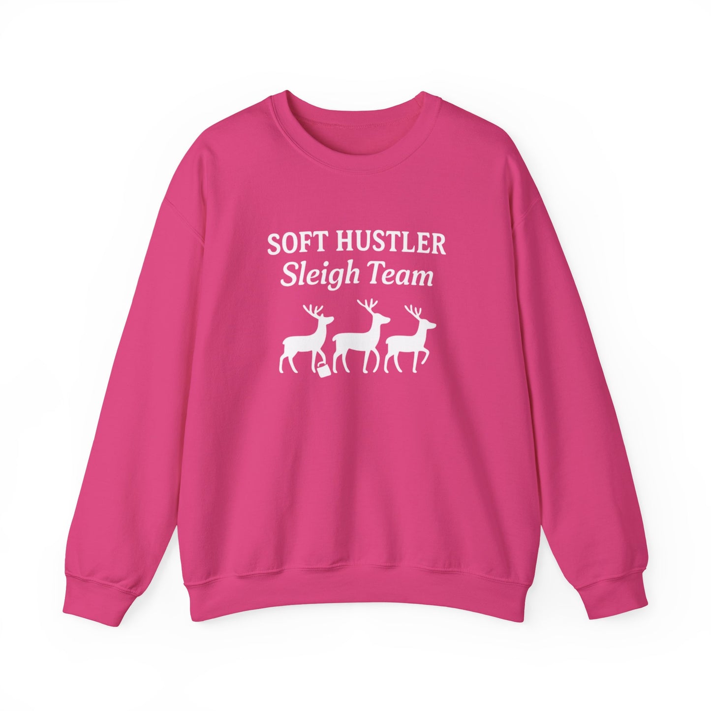 Soft Hustler Sleigh Team Christmas Crewneck