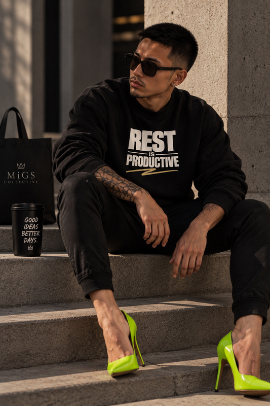 REST IS PRODUCTIVE CREWNECK