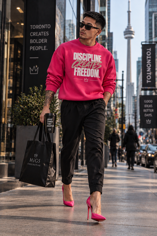 DISCIPLINE CREATES FREEDOM Crewneck