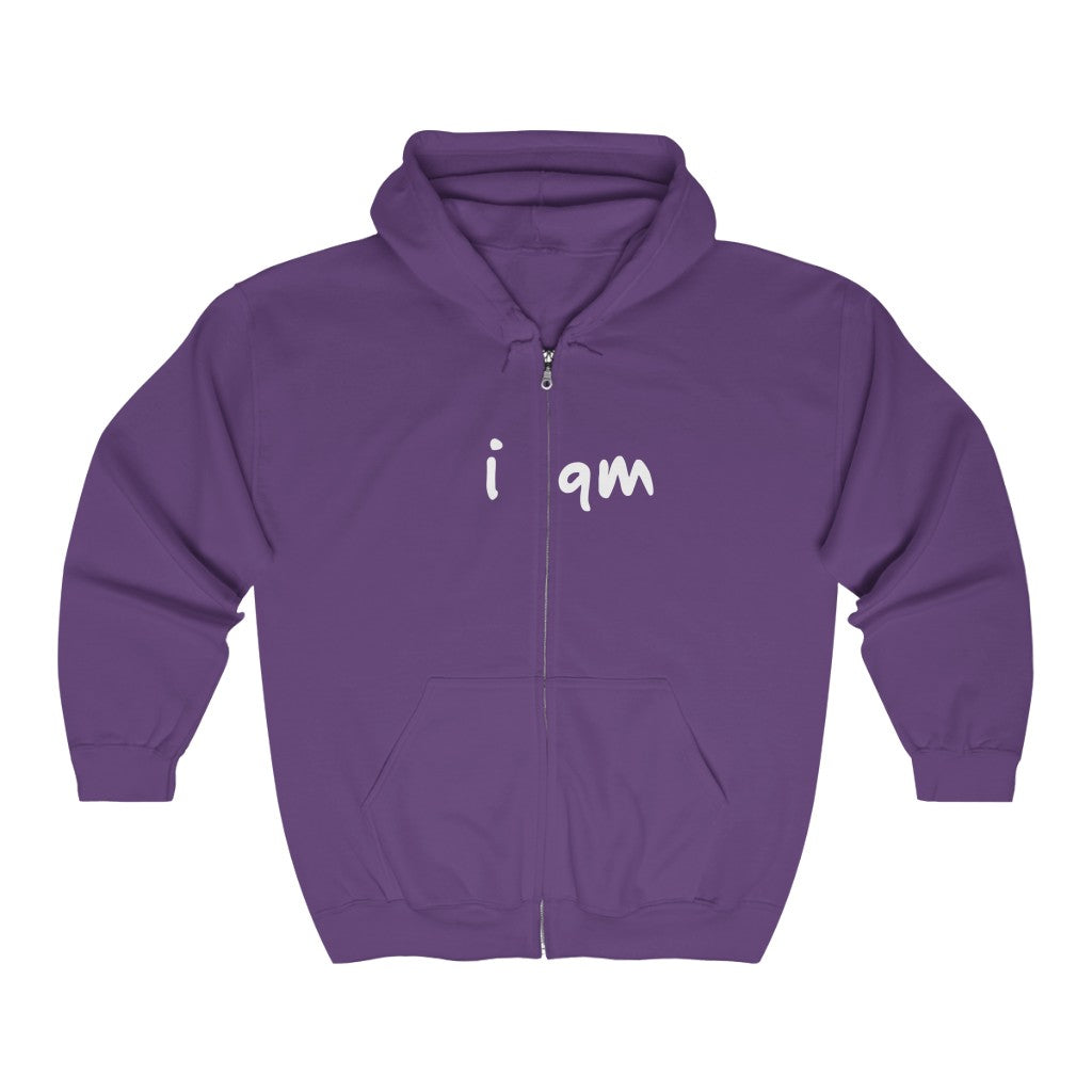 “I AM A BADASS” Full Zip Hoodie