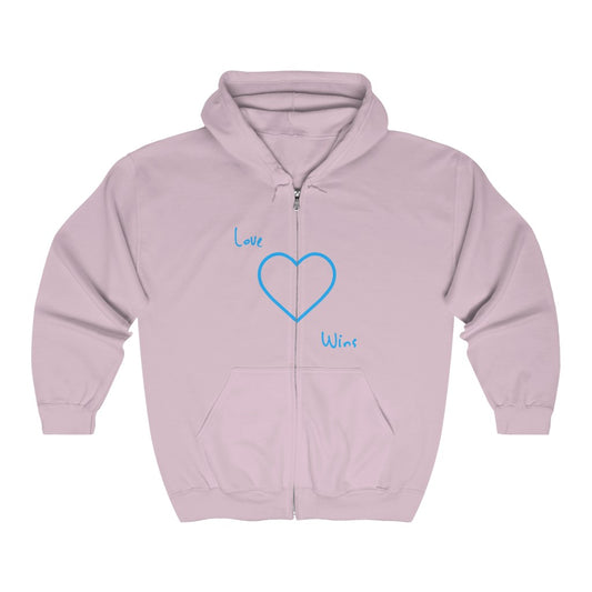 Love Wins Full Zip Hooded Sweatshirt